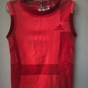 Adidas Kids Bold Red Tank Top